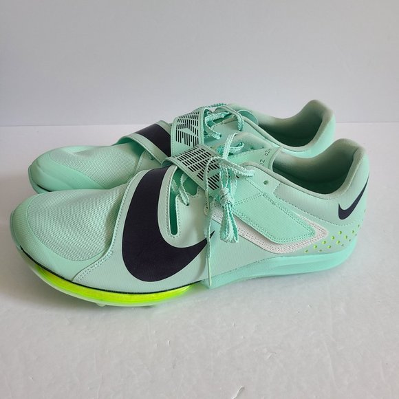NEW Nike Air Zoom LJ Elite Track Shoes NO SPIKES DR9924-300 Size 13 Mint Foam - Picture 1 of 7